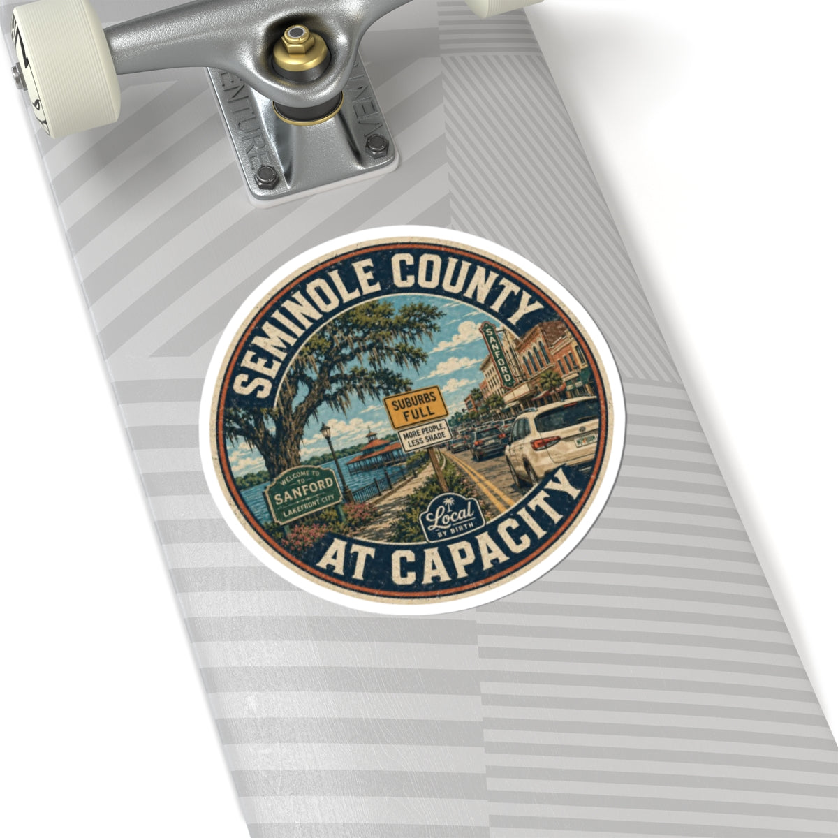 Seminole County At Capacity Sticker