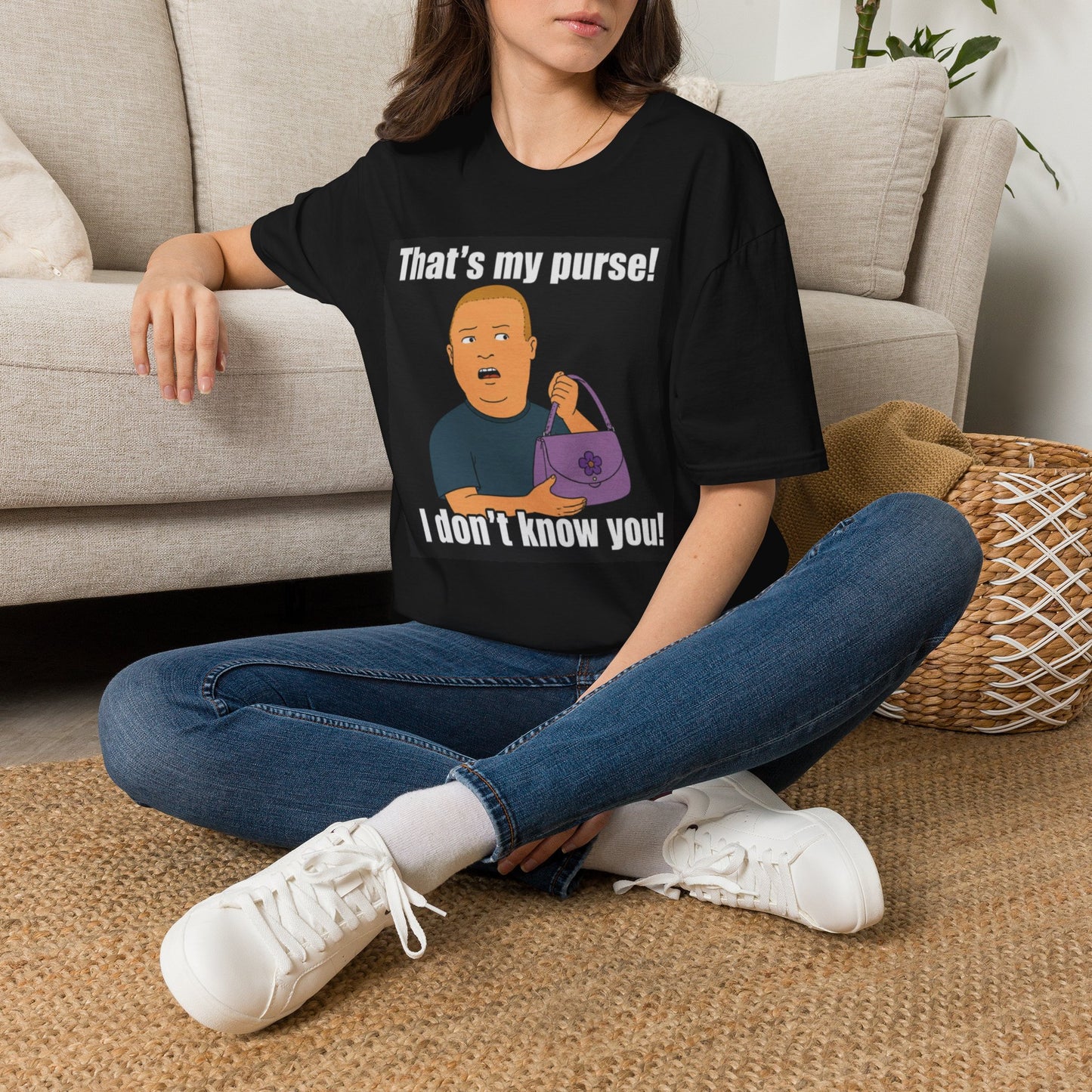 That's My Purse! Graphic T-Shirt — Funny Cartoon Quote Tee