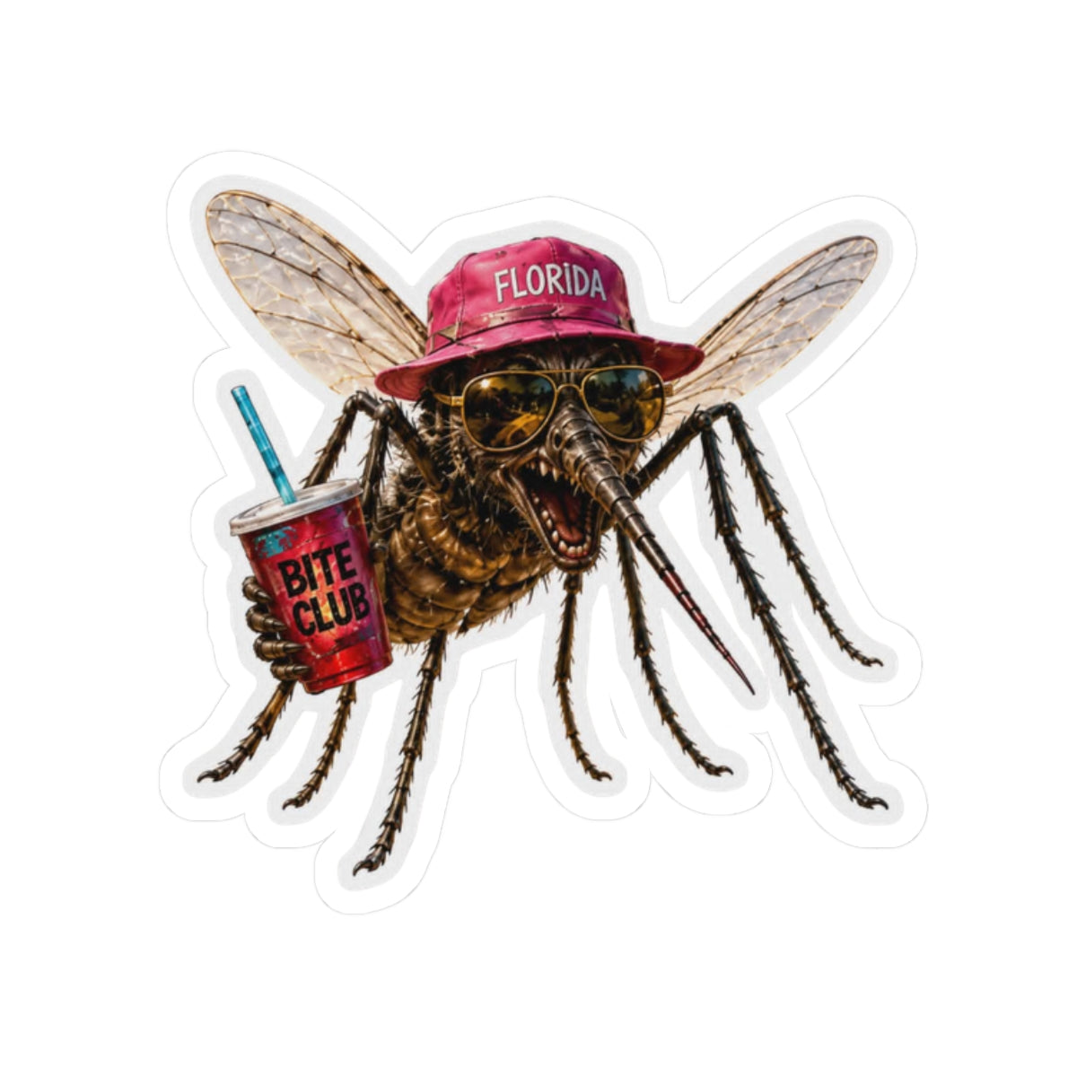 Florida Mosquito Bite Club Sticker