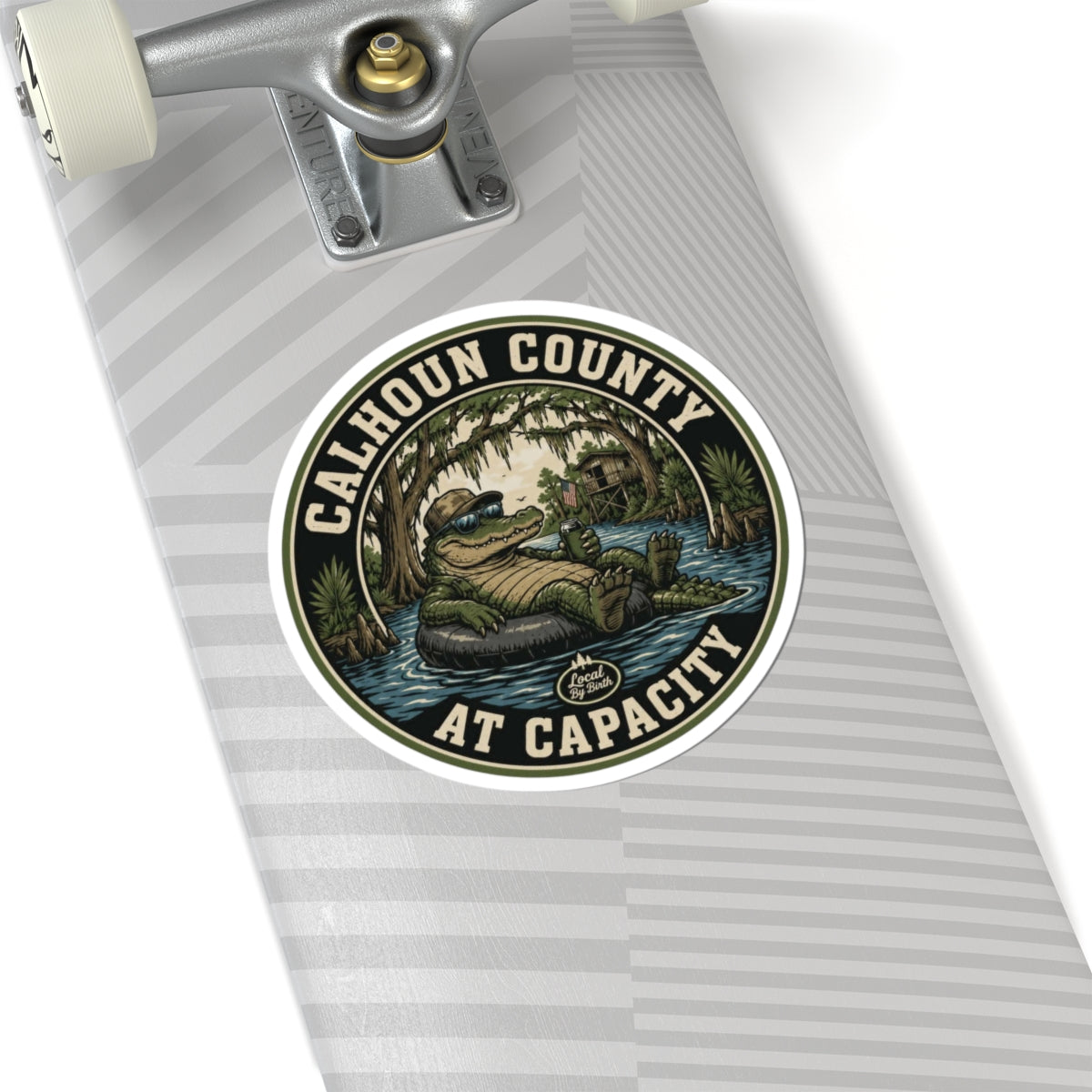 Calhoun County Alligator Sticker