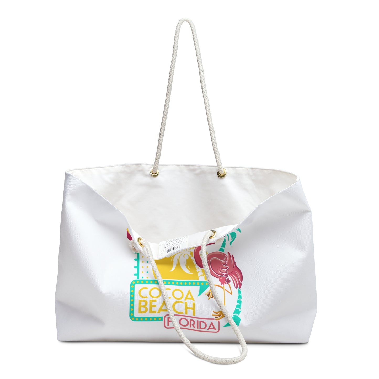 Cocoa Loco Weekender Bag — Tropical Beach Tote for Travel & Vacations