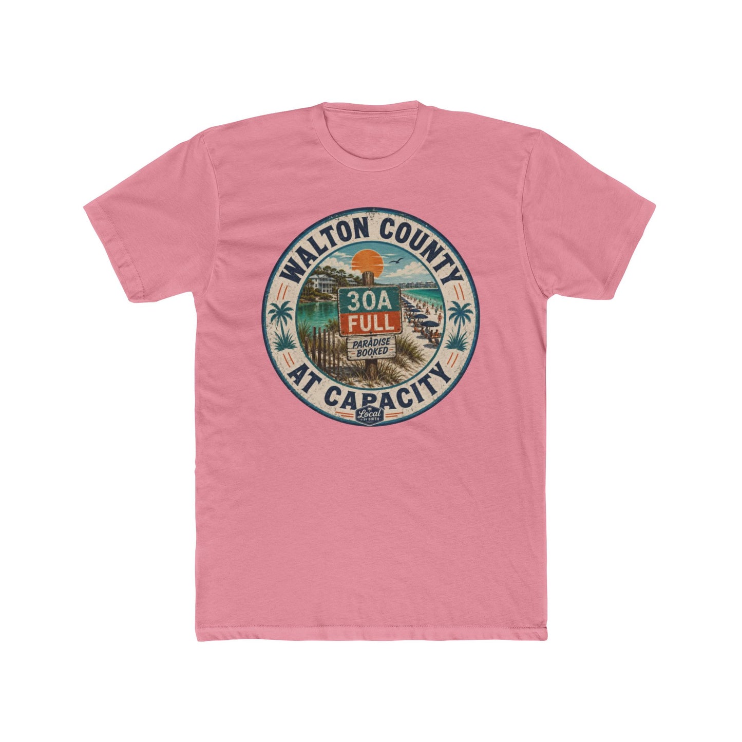 Walton County '30A Full' Vintage Beach T-Shirt