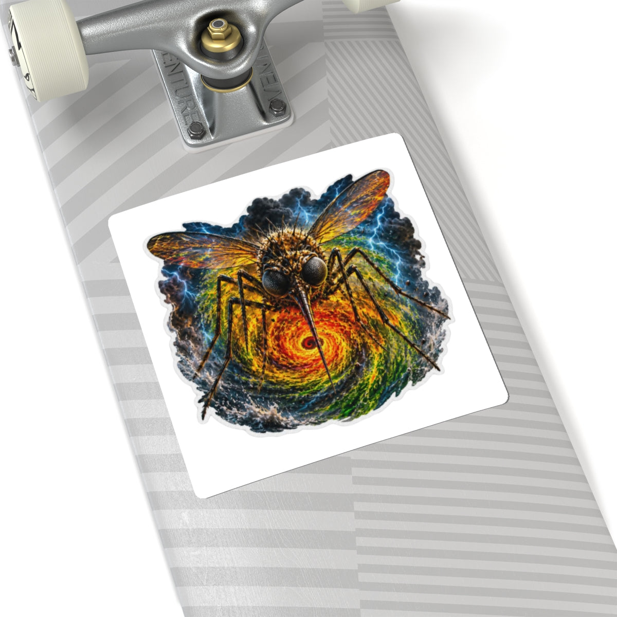 Florida Hurricane Mosquito Sticker | Funny Florida Weather Decal