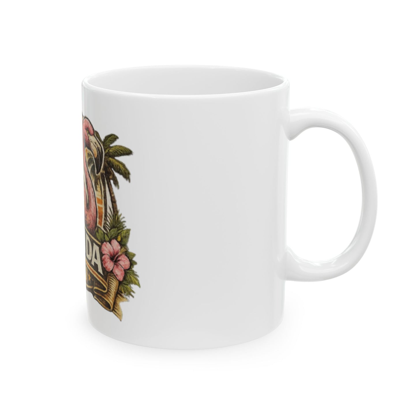 🦩 Florida Official State Bird (Emotionally) Ceramic Mug