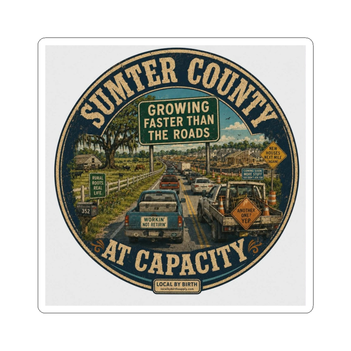 Sumter County At Capacity Sticker