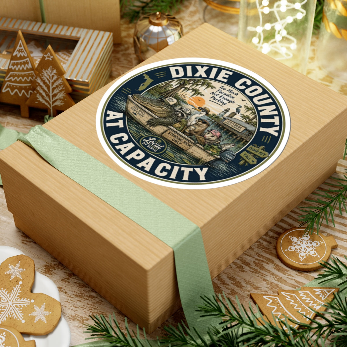 Dixie County At Capacity sticker