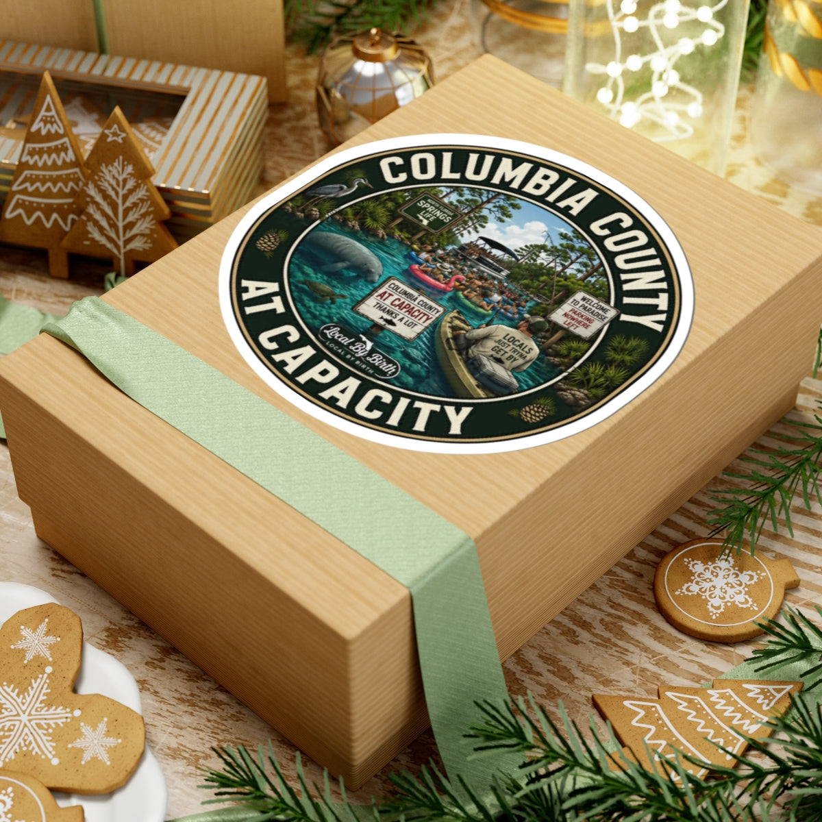 Columbia County At Capacity Sticker