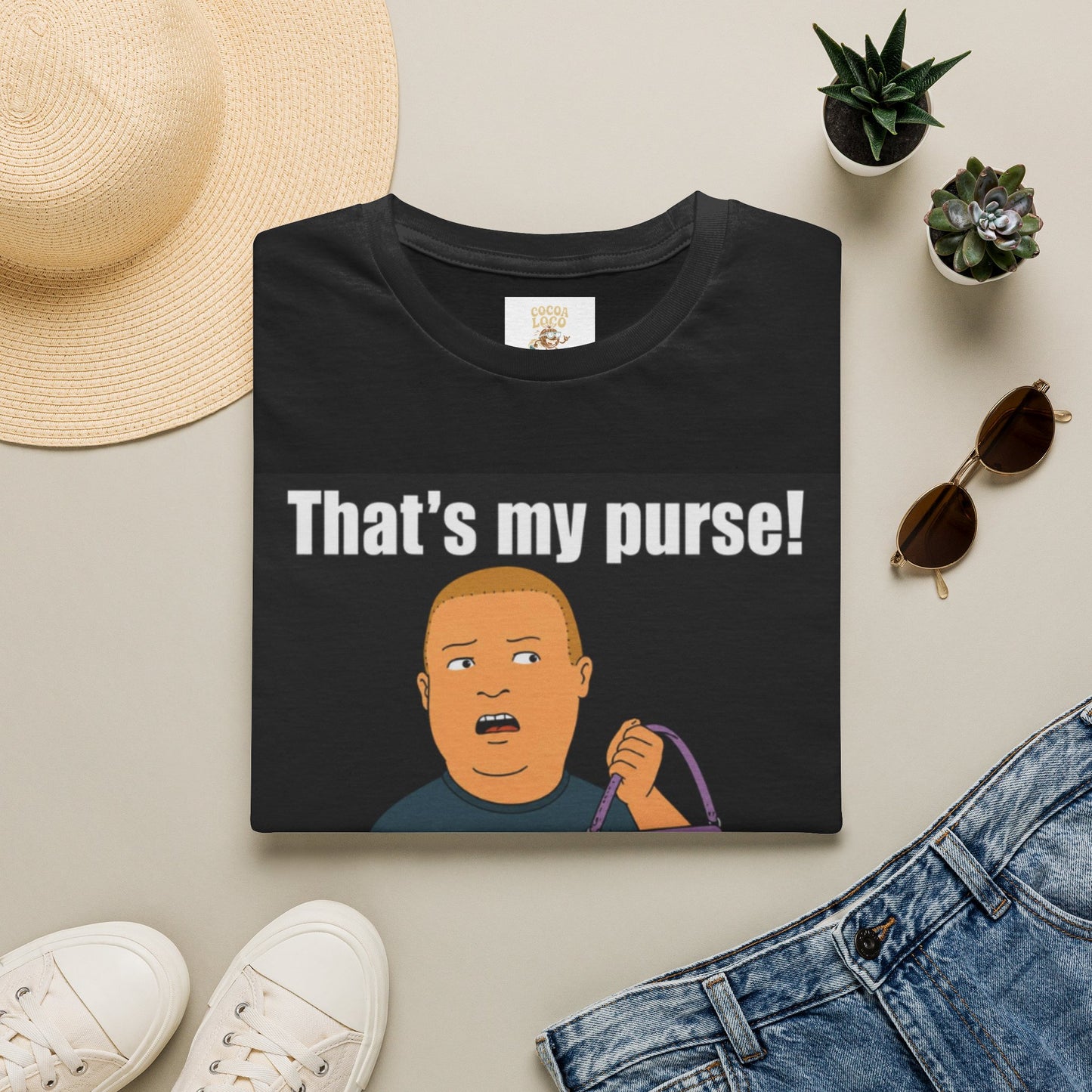 That's My Purse! Graphic T-Shirt — Funny Cartoon Quote Tee