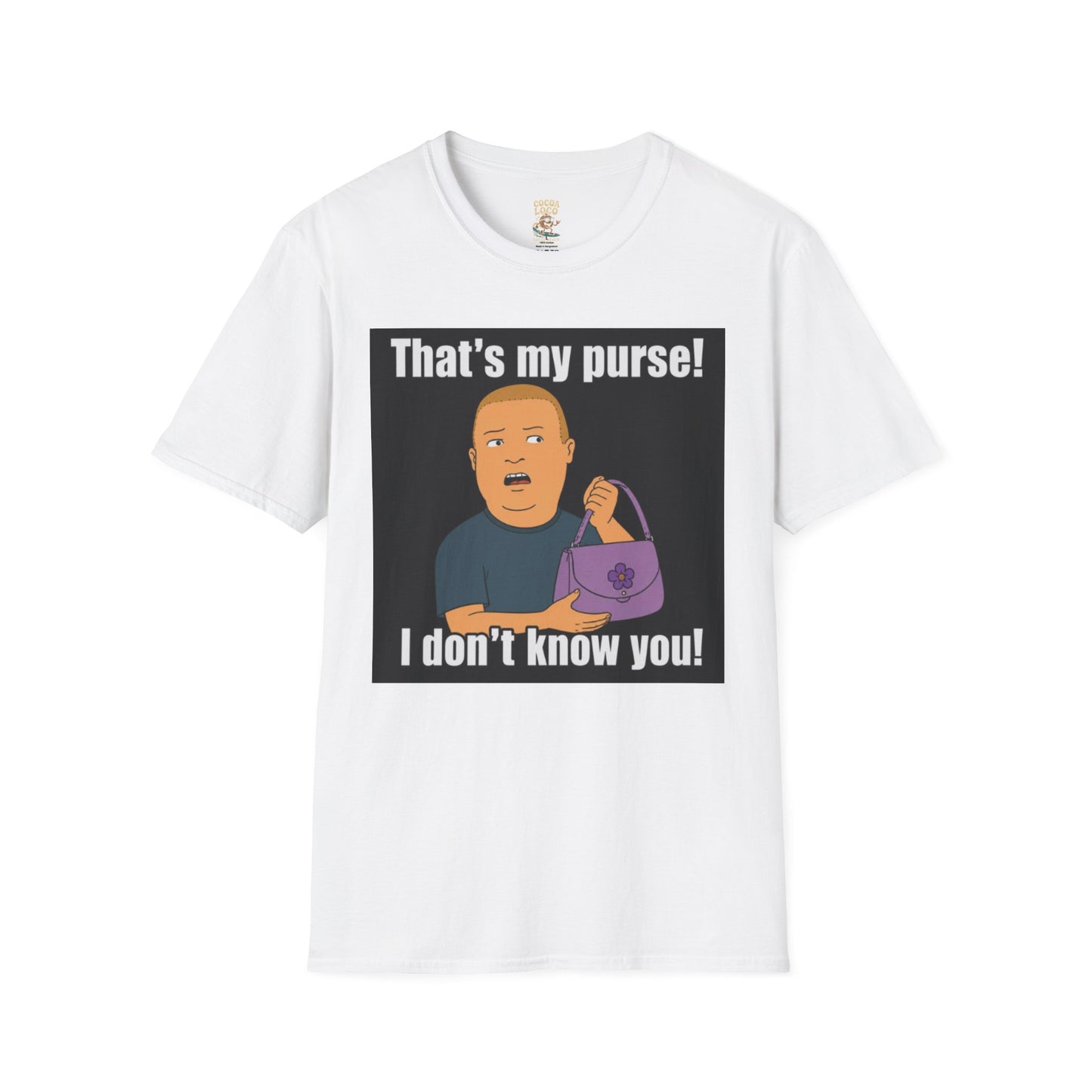 That's My Purse! Graphic T-Shirt — Funny Cartoon Quote Tee