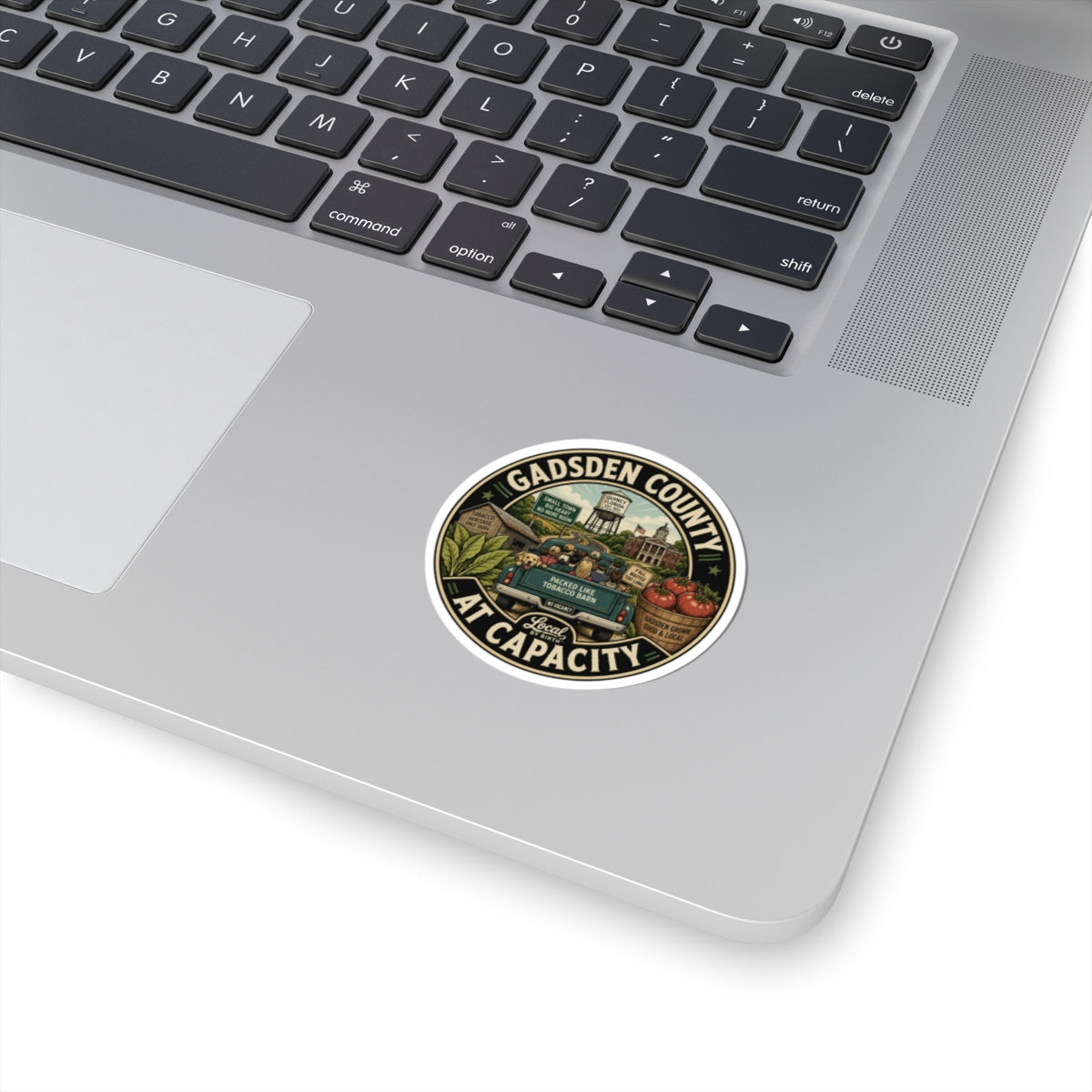 Gadsden County "At Capacity" Sticker