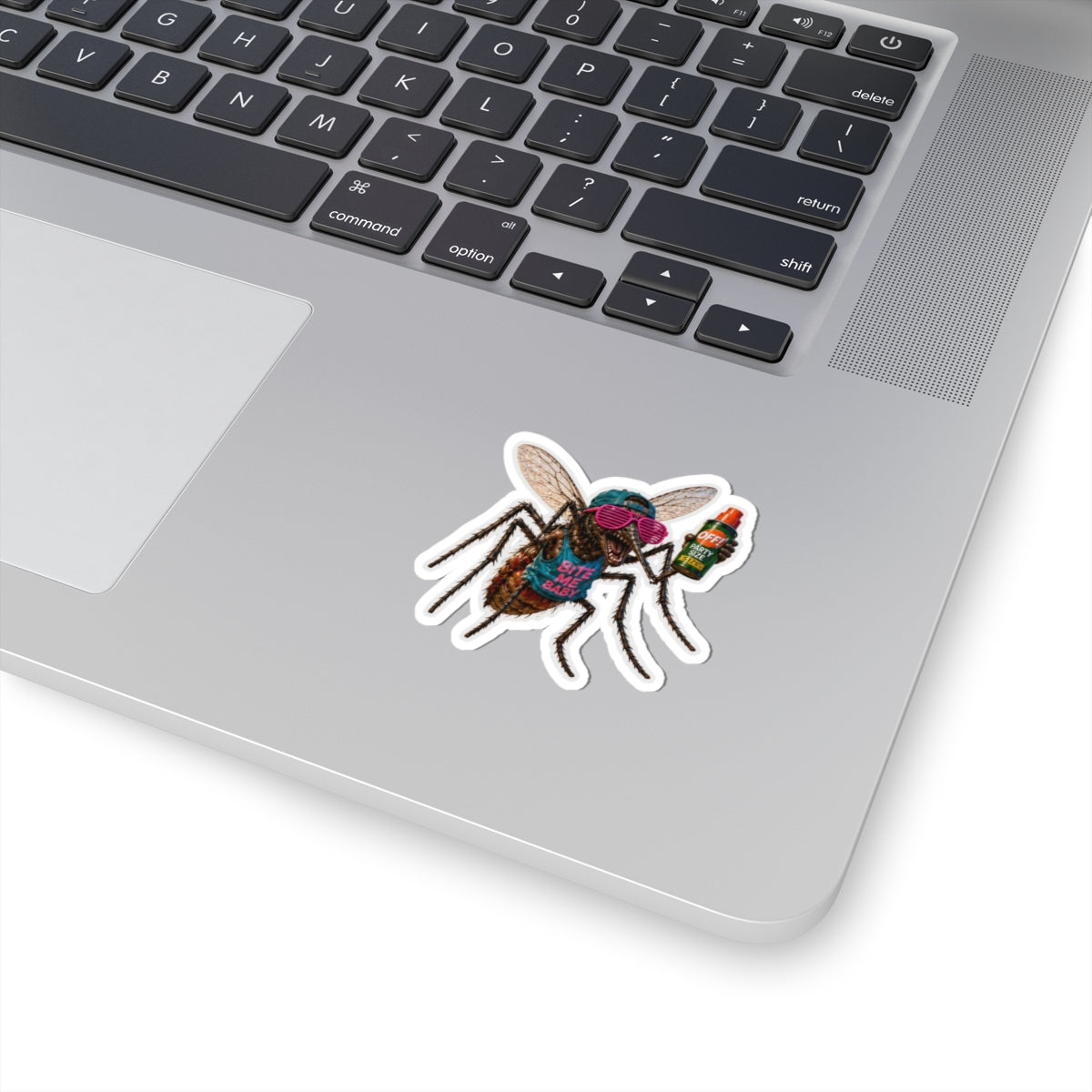 Party Mosquito Sticker — 'Bite Me Baby'