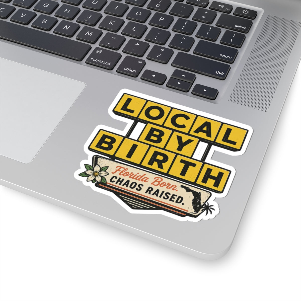 Florida Waffle House Style Sticker – Funny Local Pride Vinyl Decal | Local By Birth