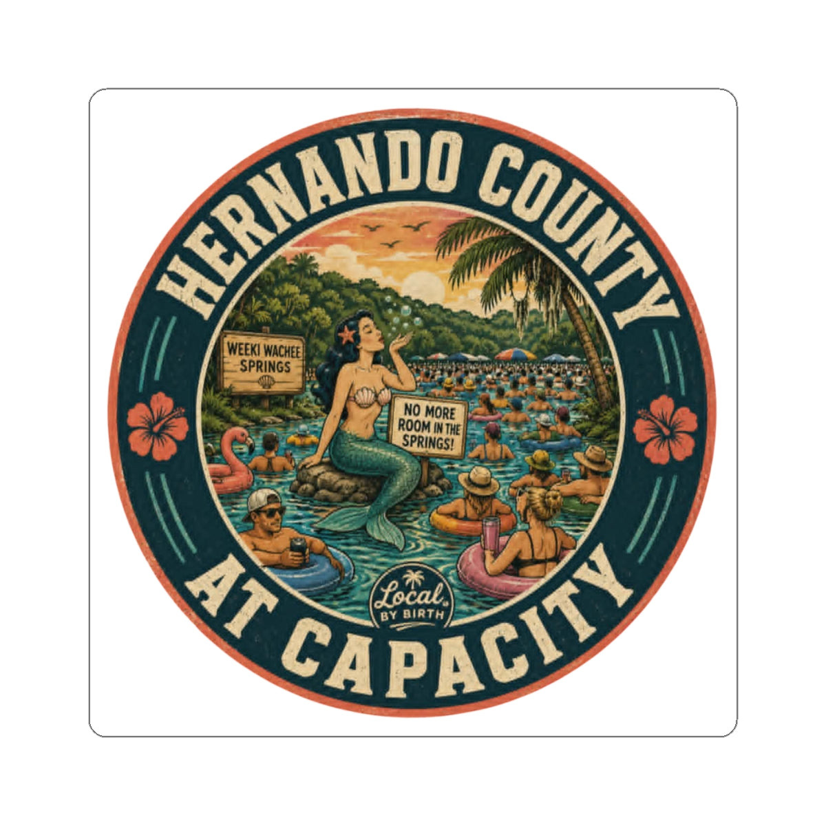 Hernando County At Capacity Sticker