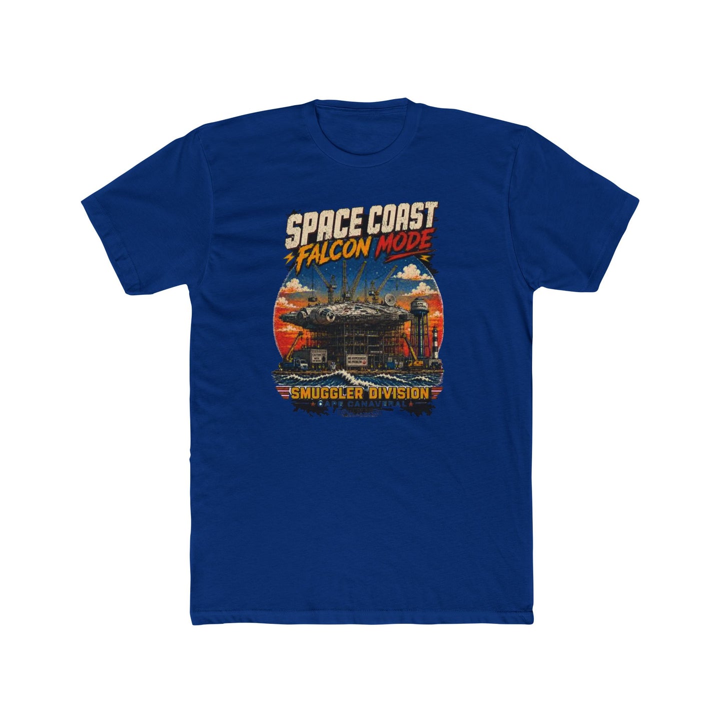 🚀 Space Coast Falcon Mode: Smuggler Division T-Shirt