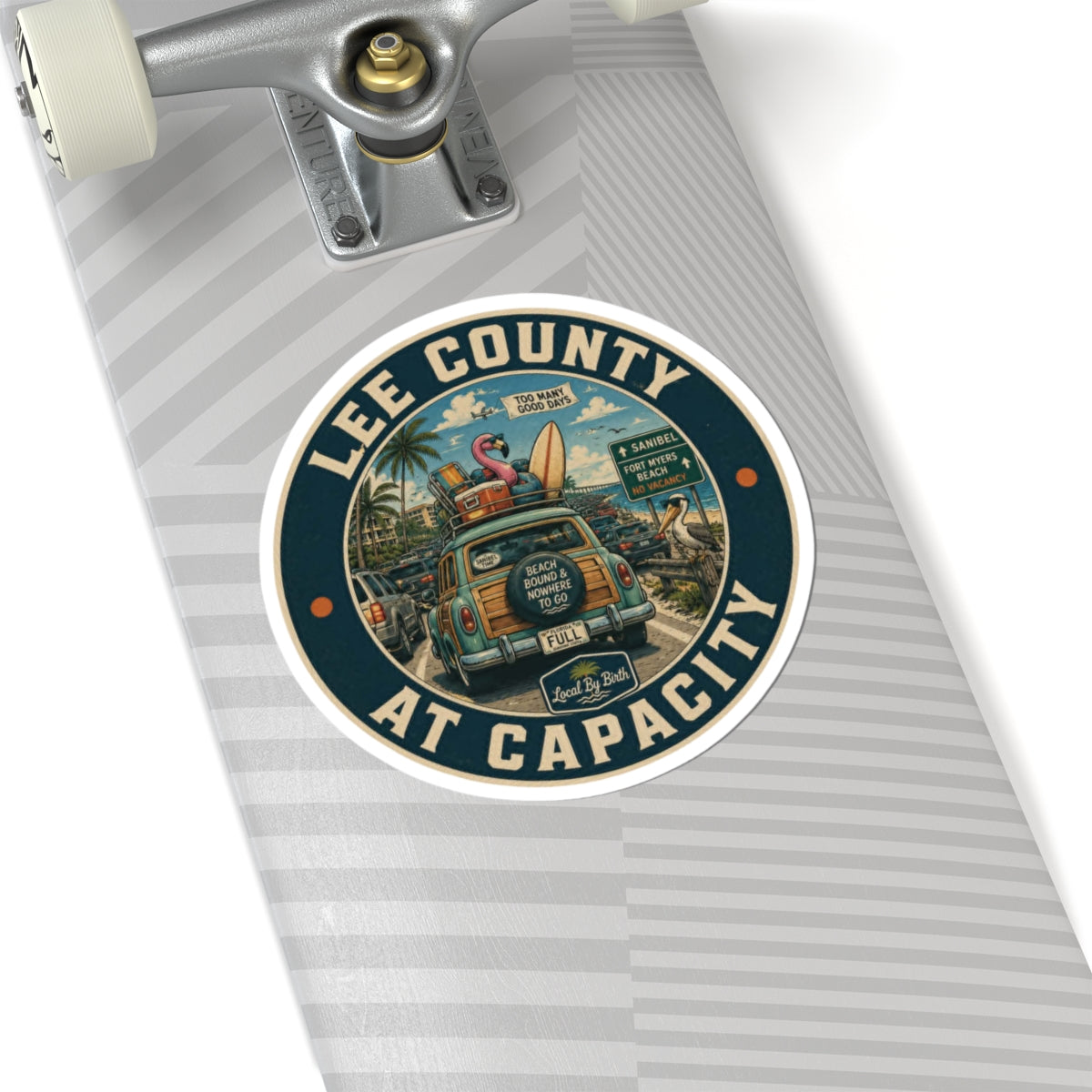 Lee County At Capacity Sticker