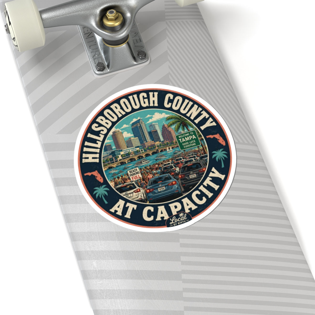 Hillsborough County At Capacity Sticker