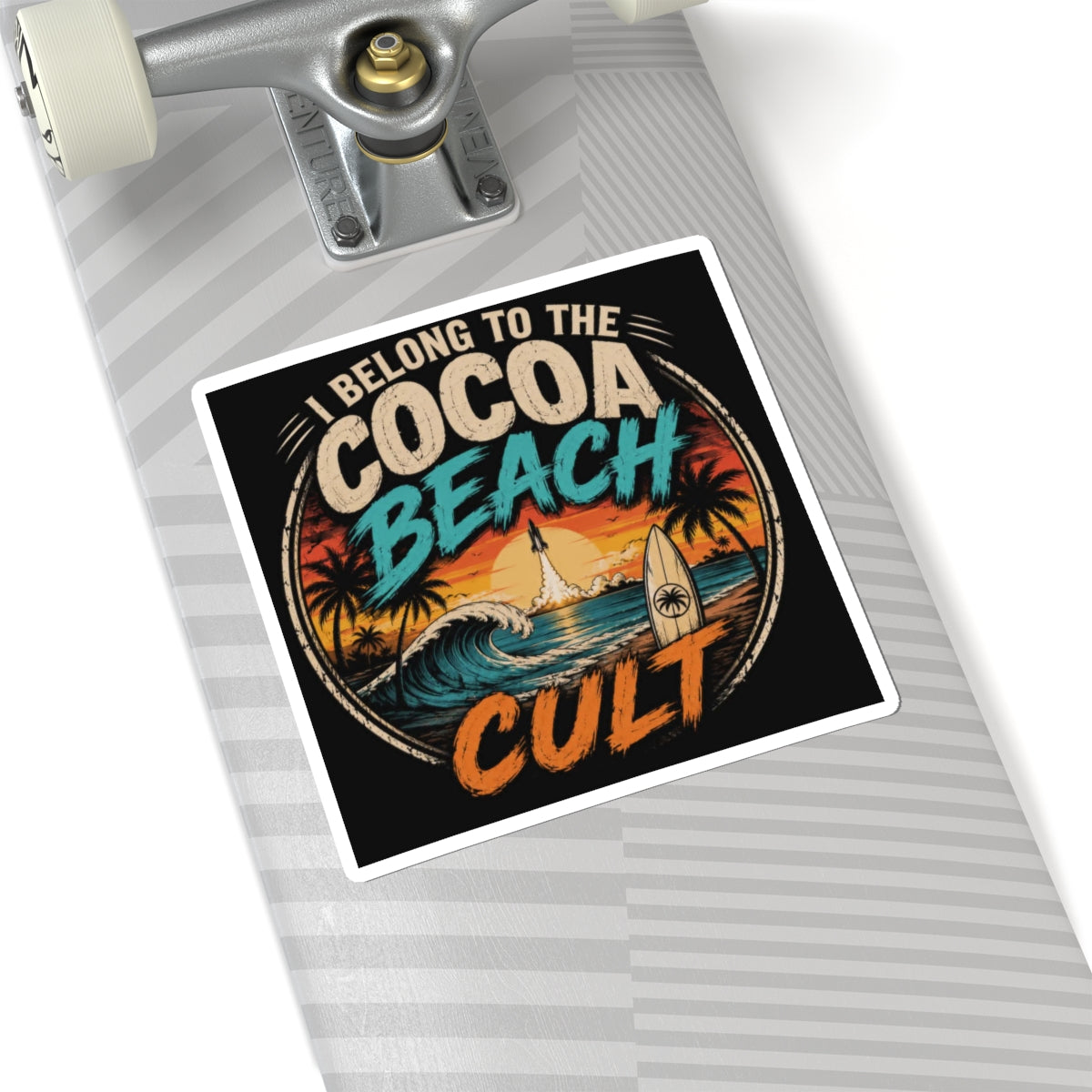 Cocoa Beach Cult Sticker