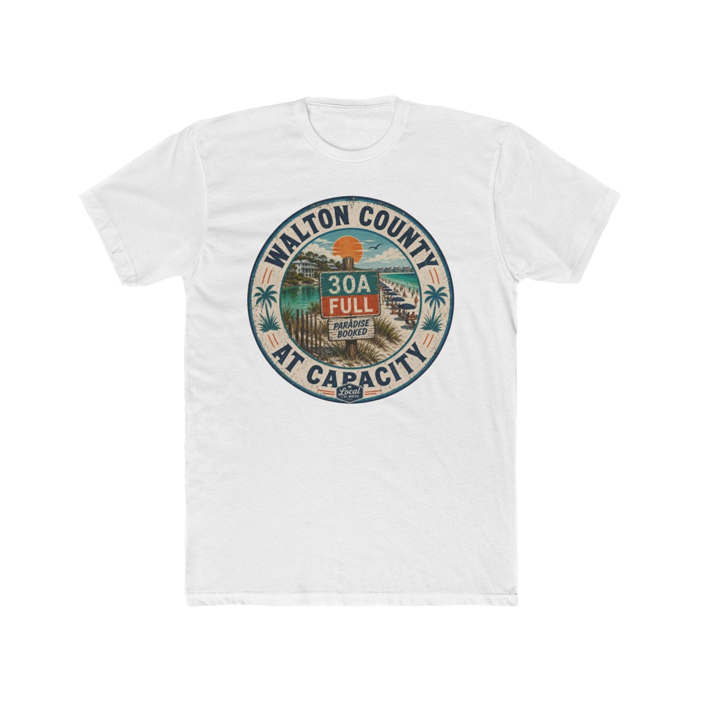 Walton County '30A Full' Vintage Beach T-Shirt