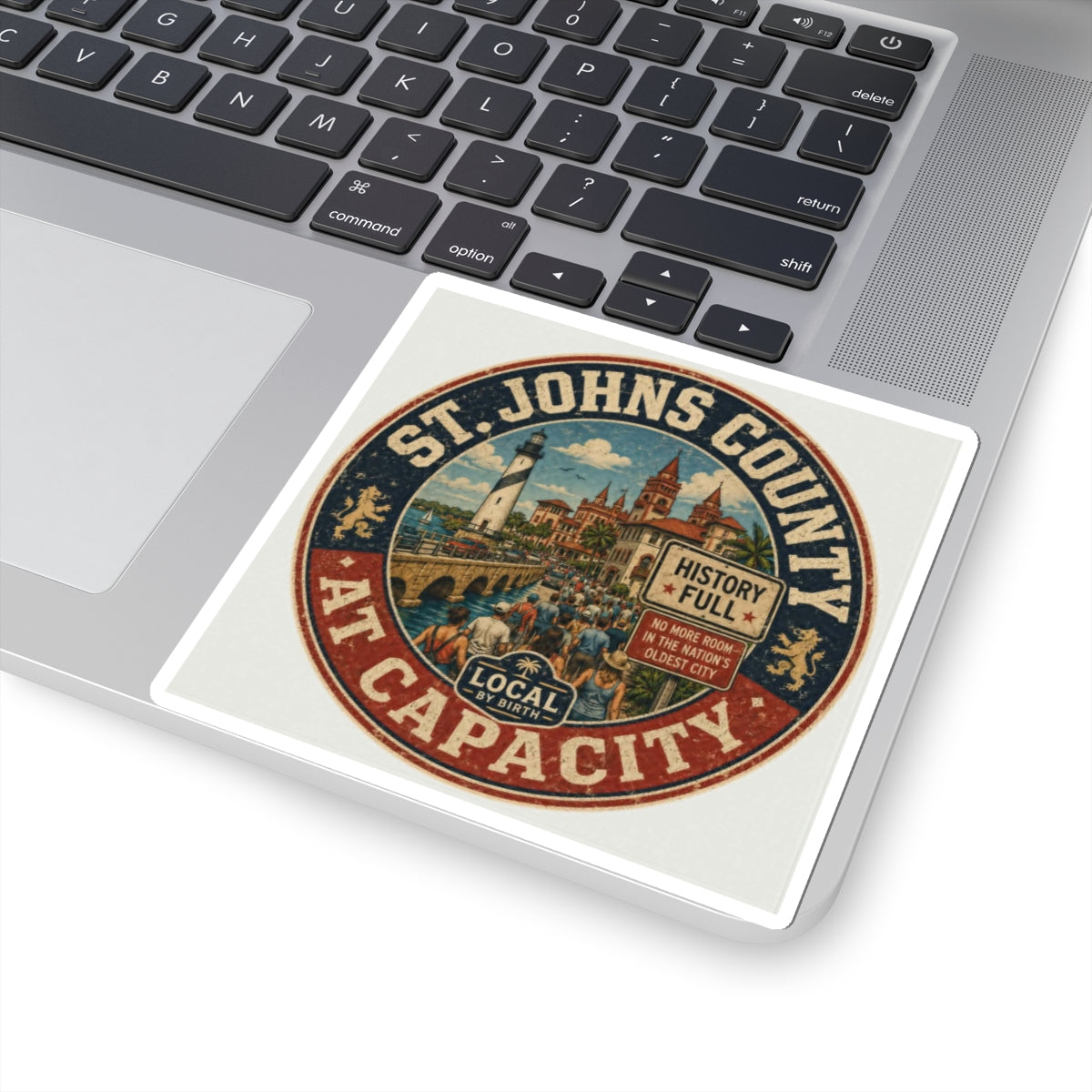 St. Johns County At Capacity Sticker
