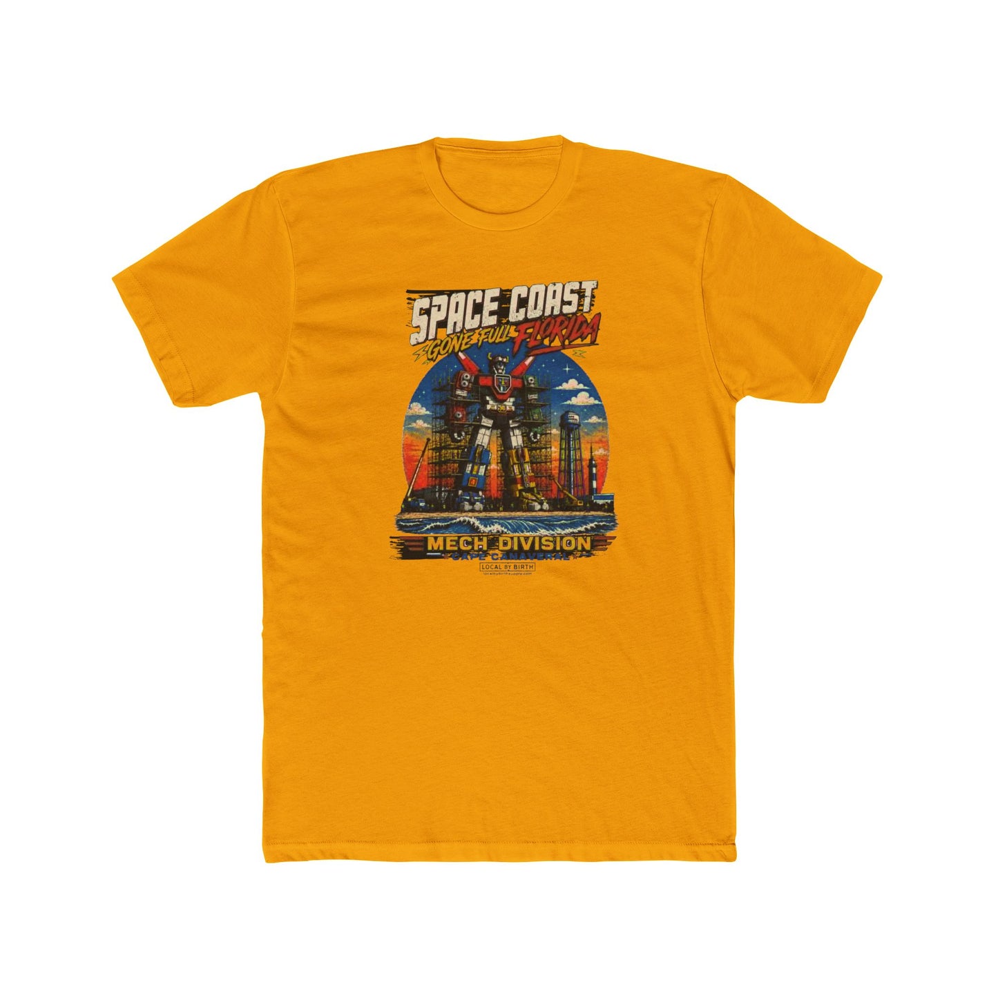 🤖🚀 Space Coast Gone Full Florida Mech Division T-Shirt