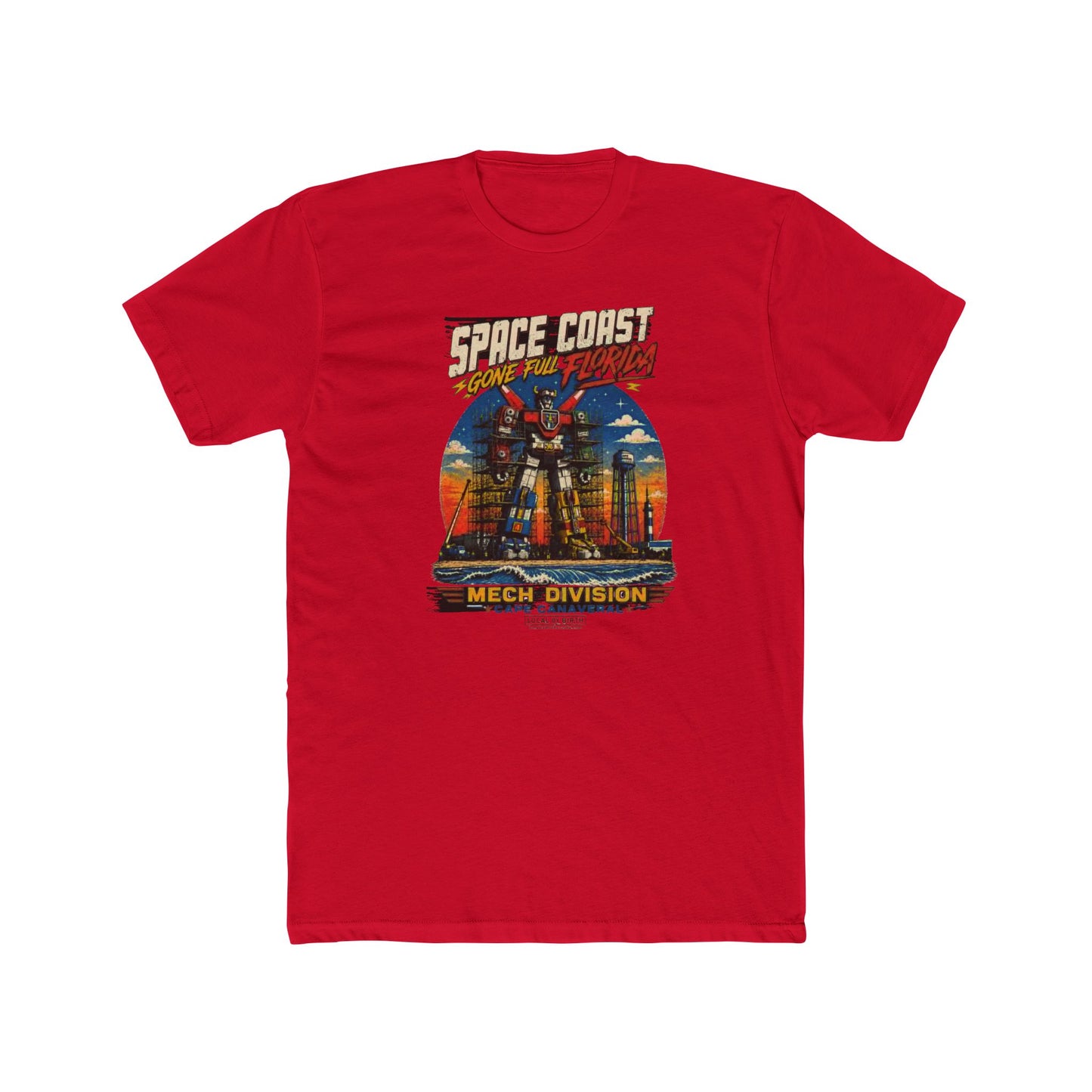 🤖🚀 Space Coast Gone Full Florida Mech Division T-Shirt