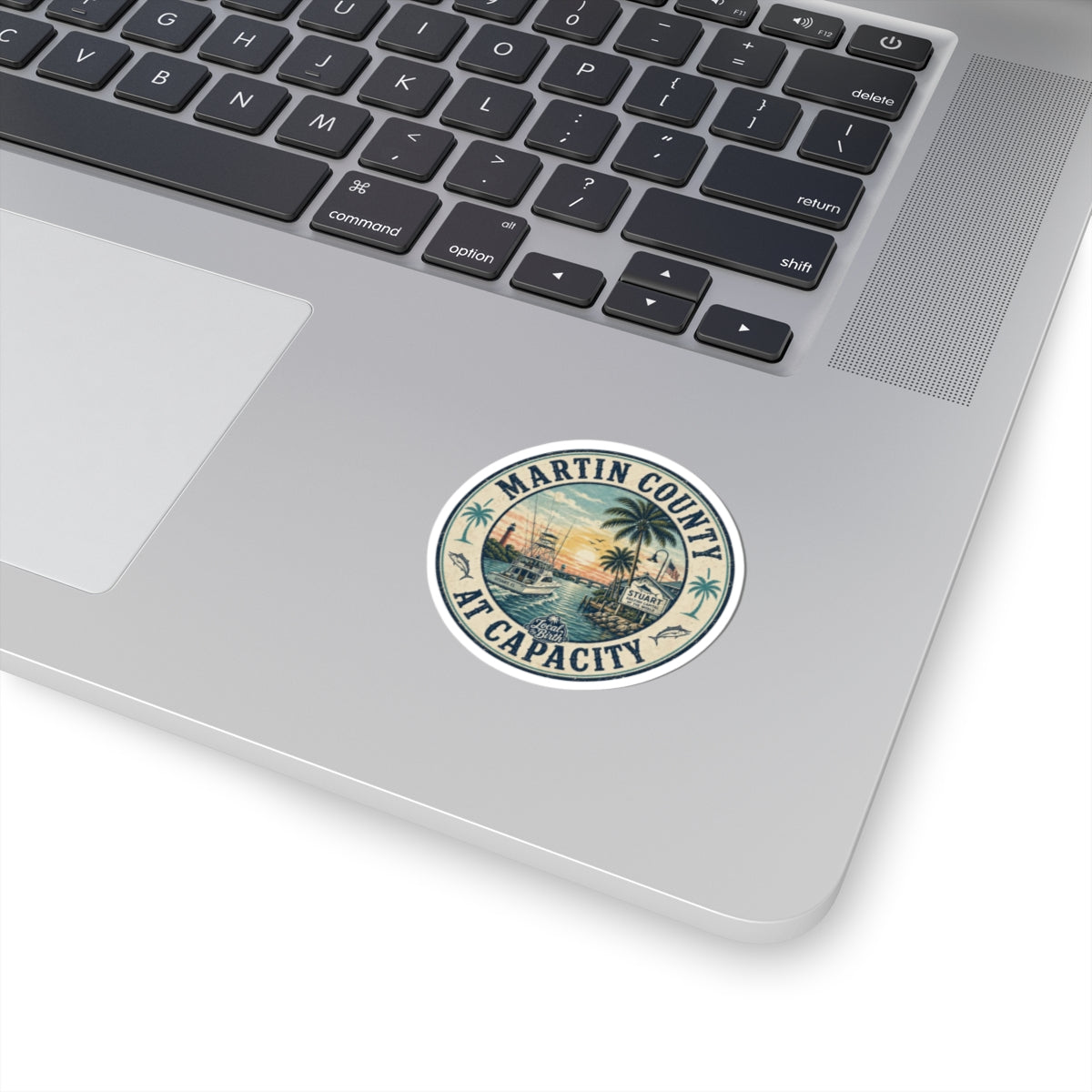 Martin County At Capacity Round Sticker