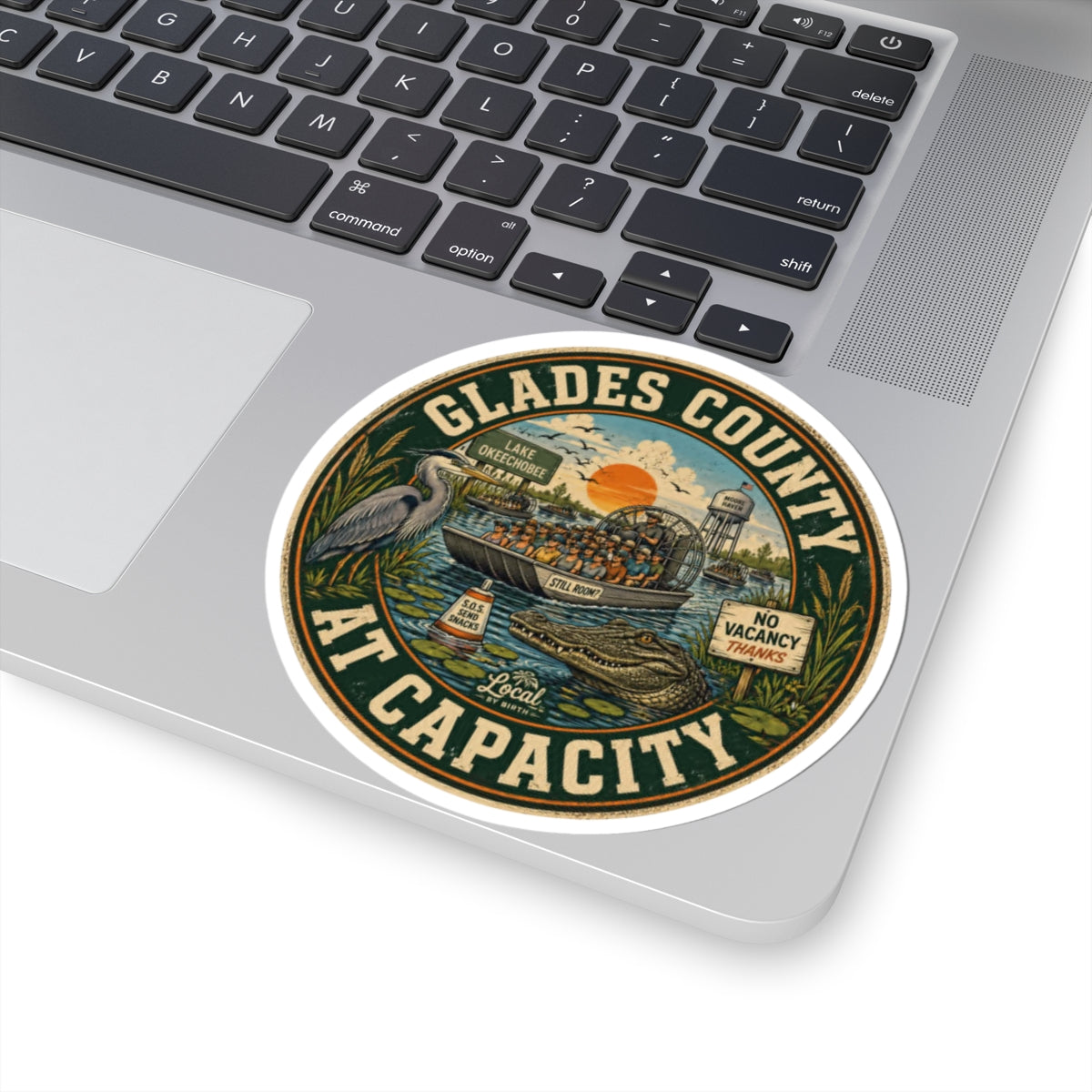 Glades County At Capacity Sticker