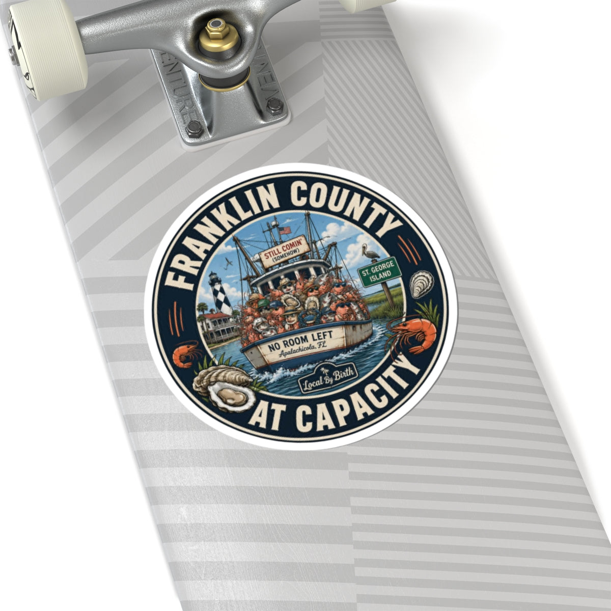 Franklin County At Capacity Sticker