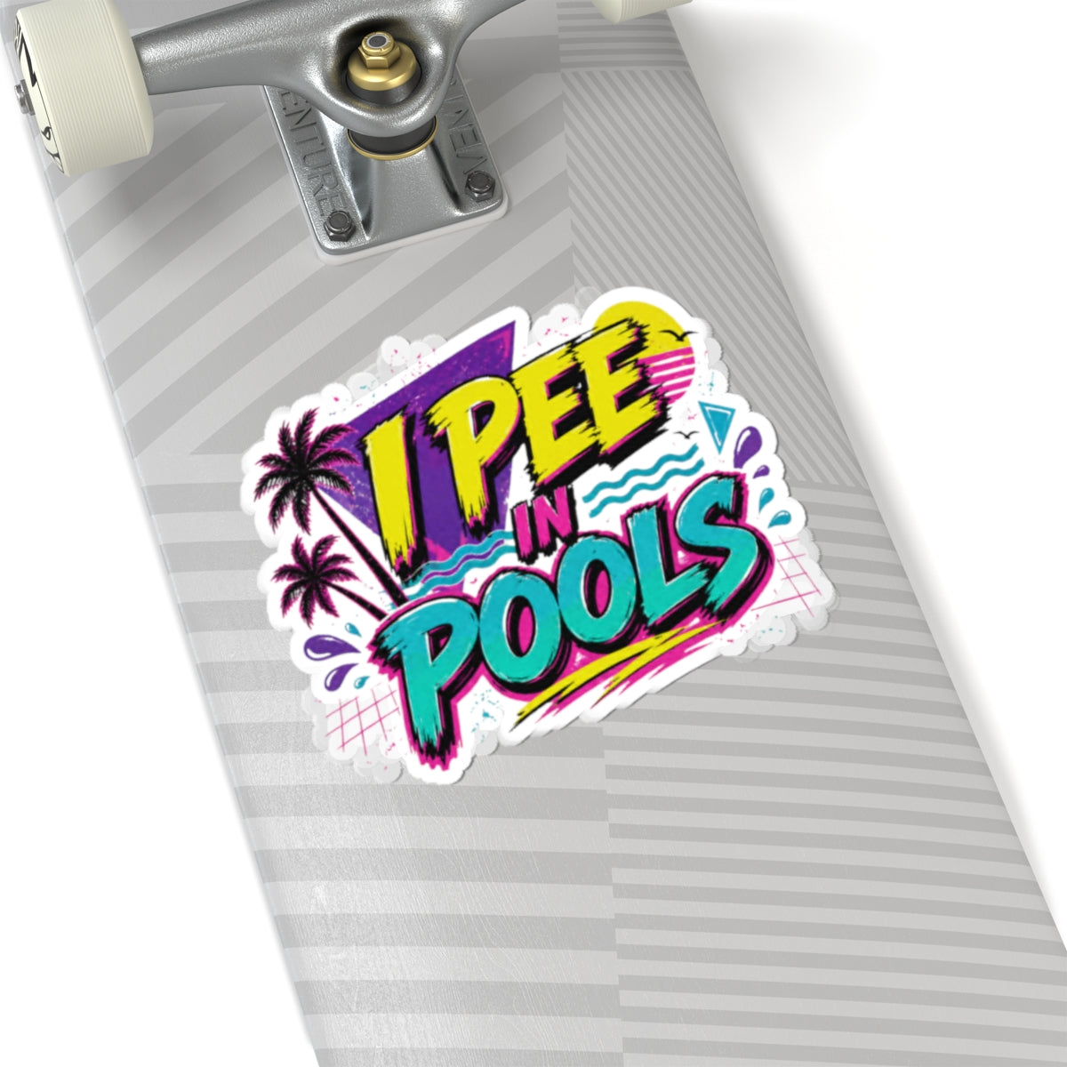I Pee in Pools Funny Florida Sticker – Waterproof Vinyl Decal for Water Lovers
