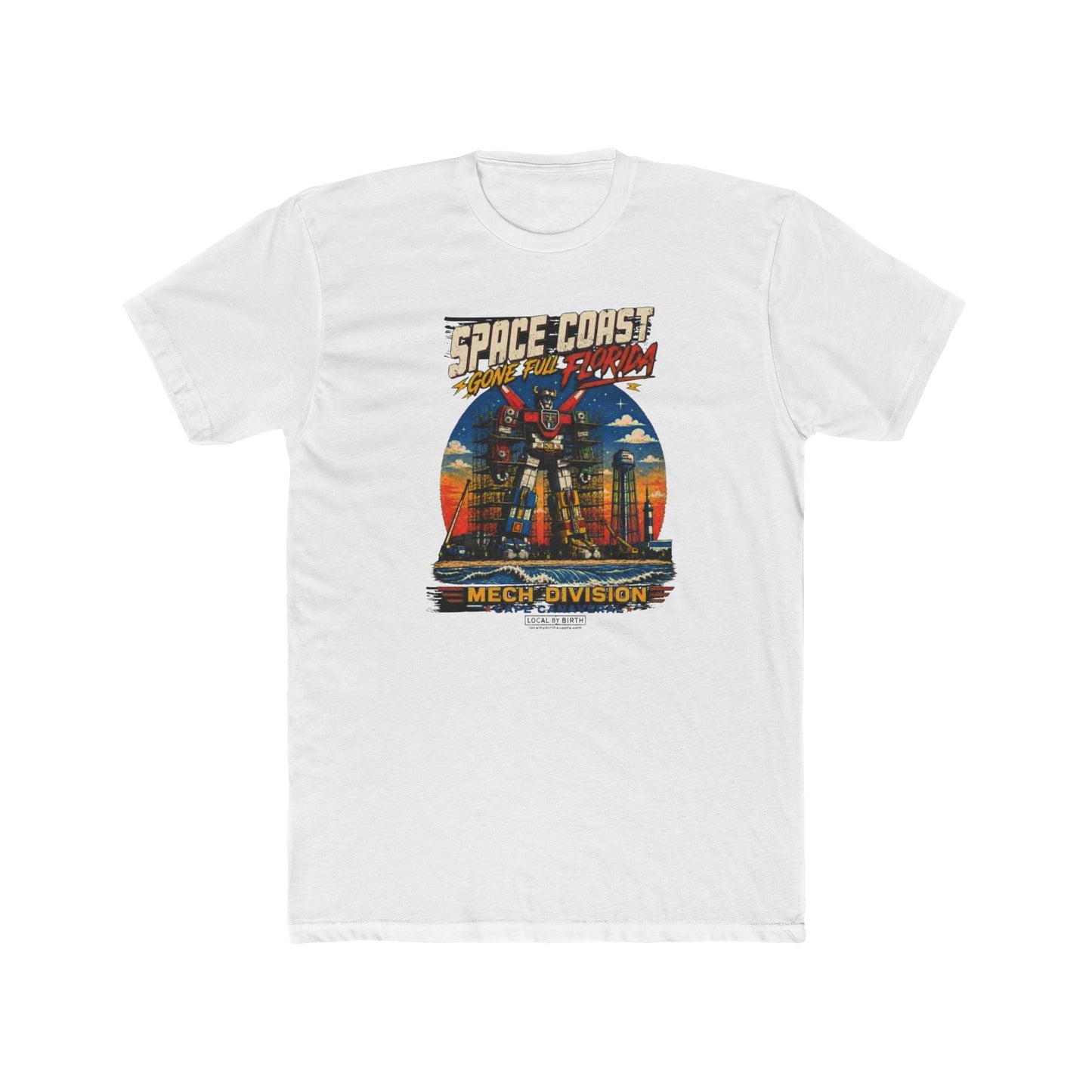 🤖🚀 Space Coast Gone Full Florida Mech Division T-Shirt