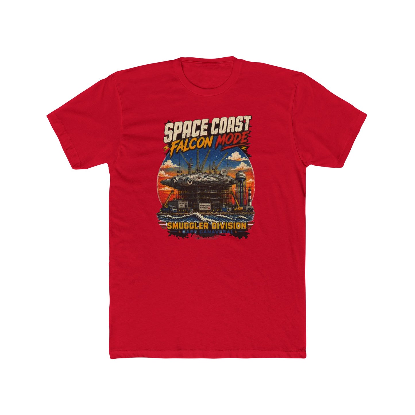 🚀 Space Coast Falcon Mode: Smuggler Division T-Shirt