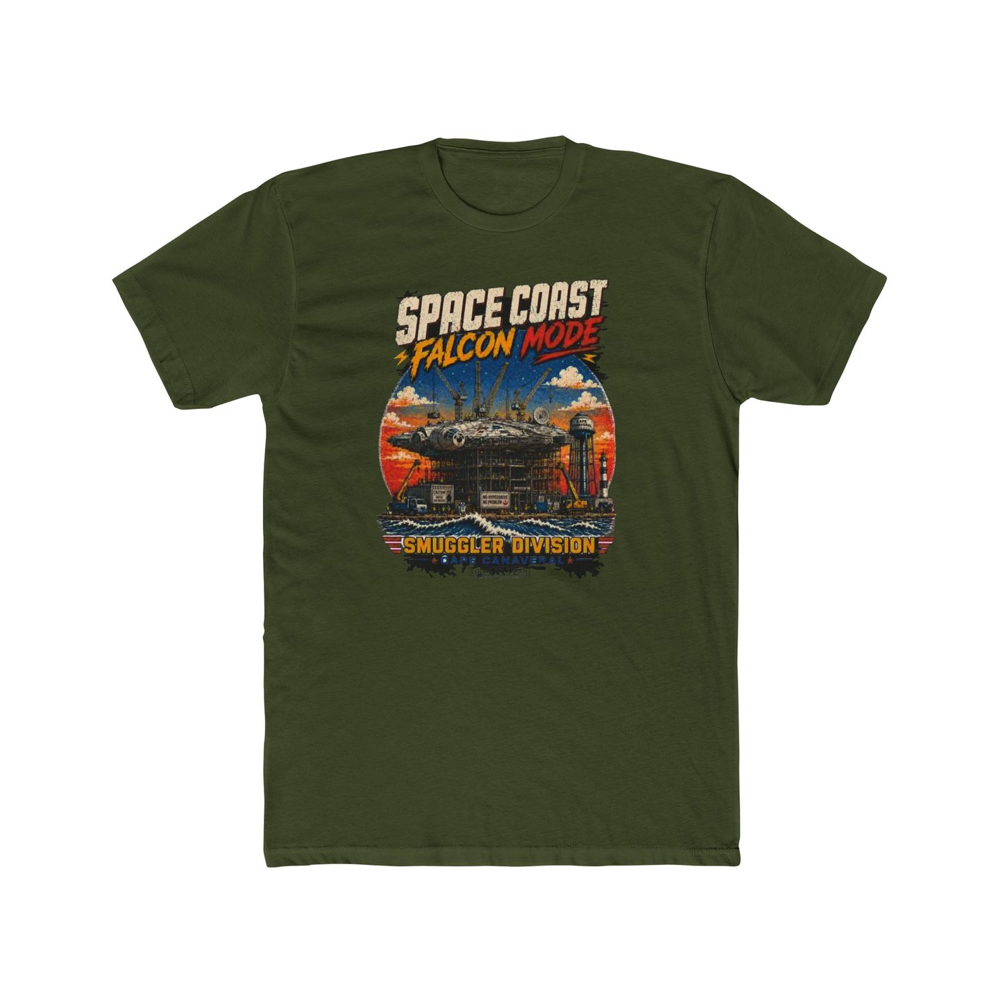 🚀 Space Coast Falcon Mode: Smuggler Division T-Shirt