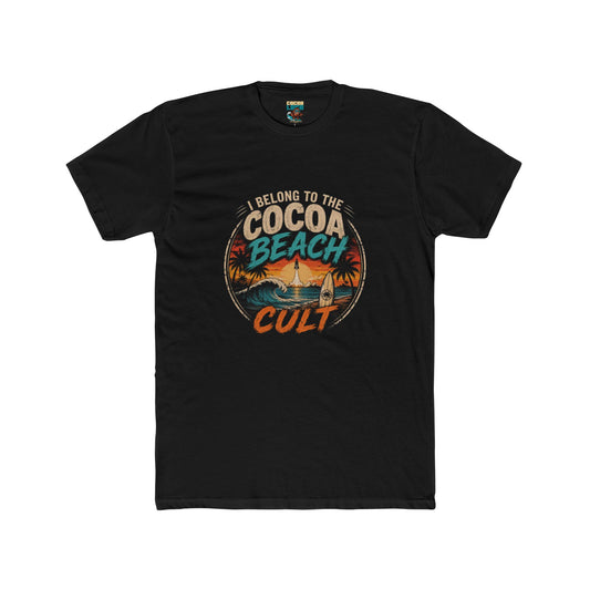 Cocoa Beach Cult Graphic Tee — Vintage Surf Sunset T-Shirt