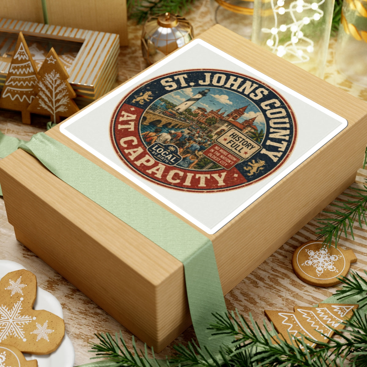 St. Johns County At Capacity Sticker