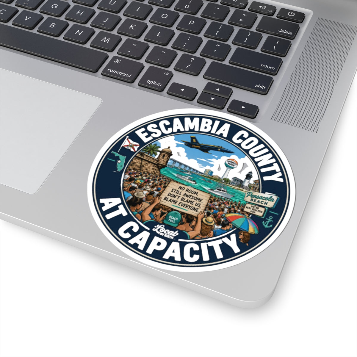 Escambia County At Capacity Sticker