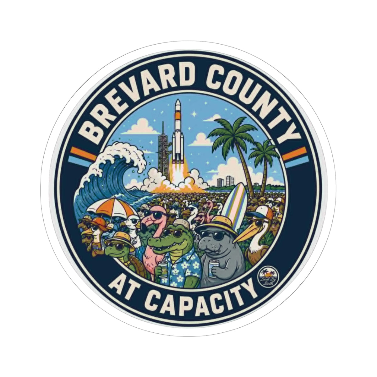 Brevard County At Capacity Sticker