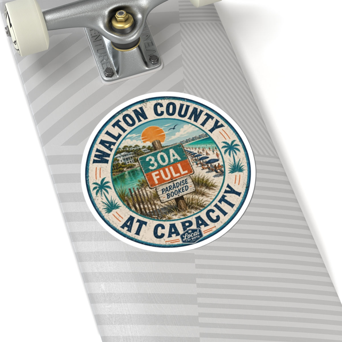 Walton County 'At Capacity' Sticker