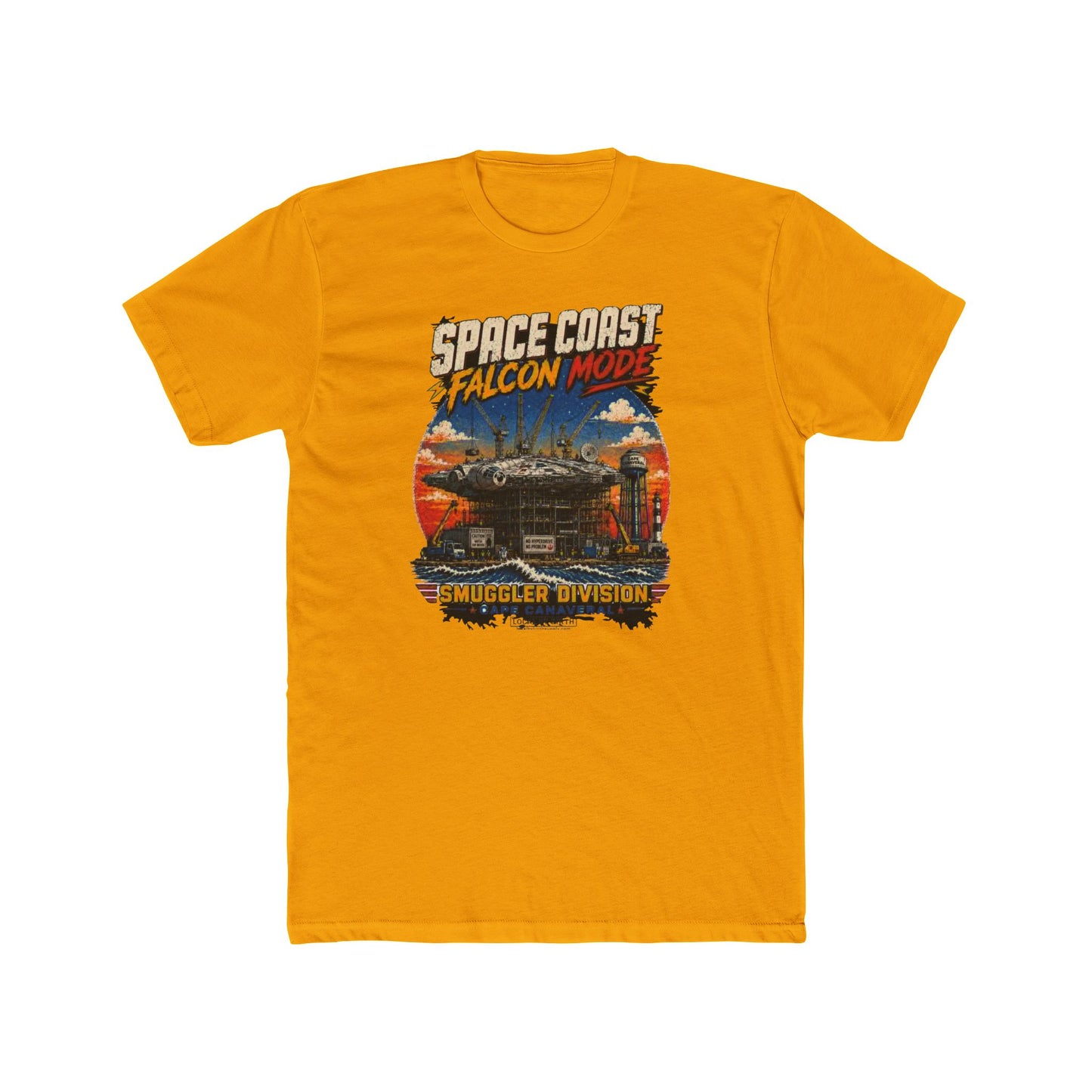 🚀 Space Coast Falcon Mode: Smuggler Division T-Shirt