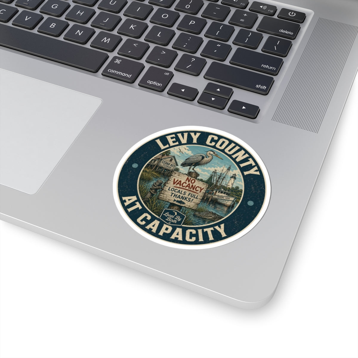 Levy County At Capacity Round Sticker