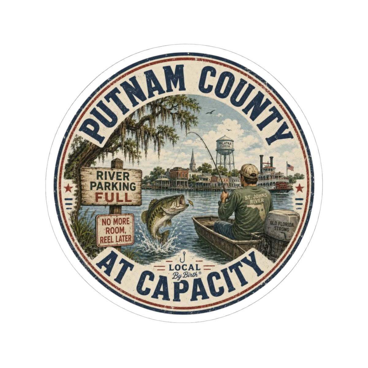 Putnam County At Capacity Sticker