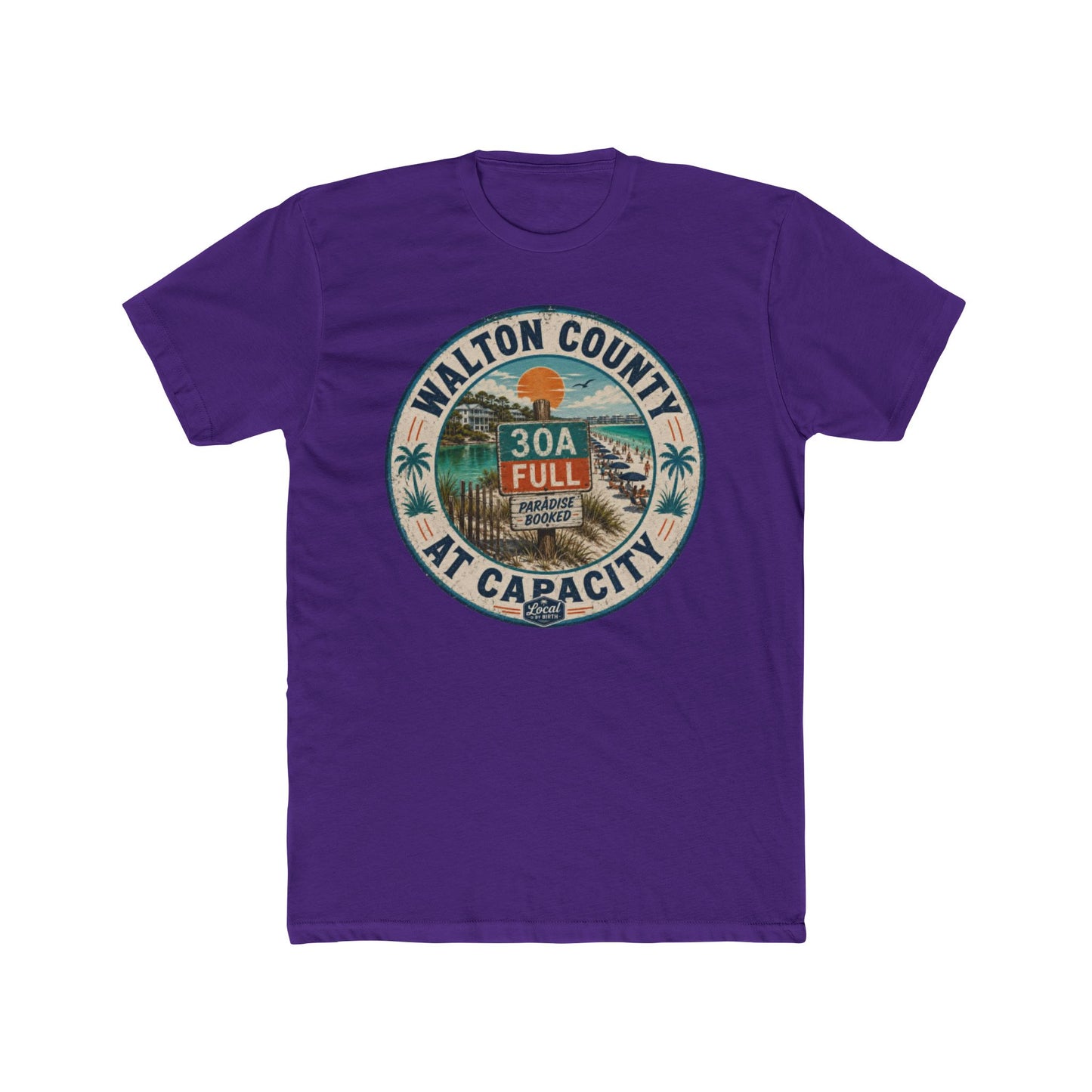 Walton County '30A Full' Vintage Beach T-Shirt