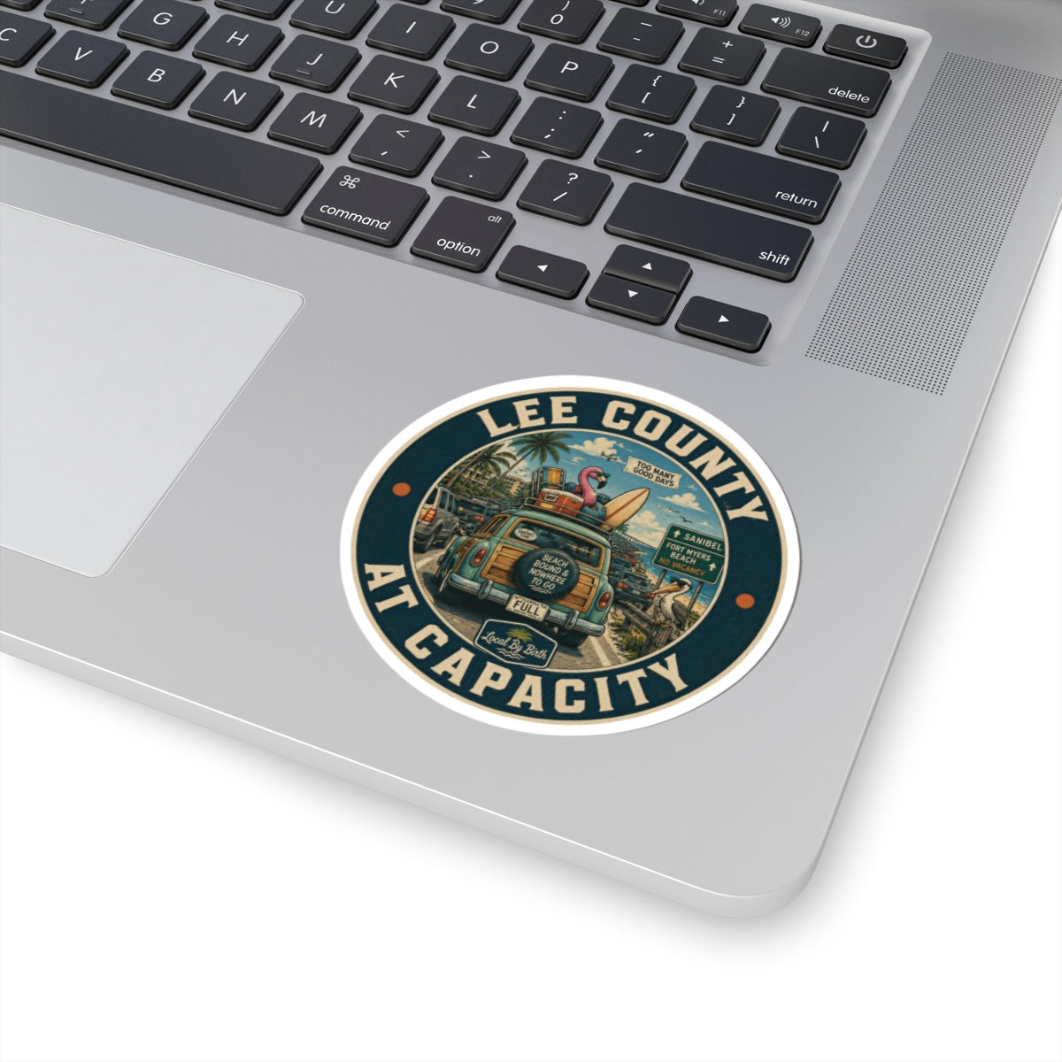Lee County At Capacity Sticker
