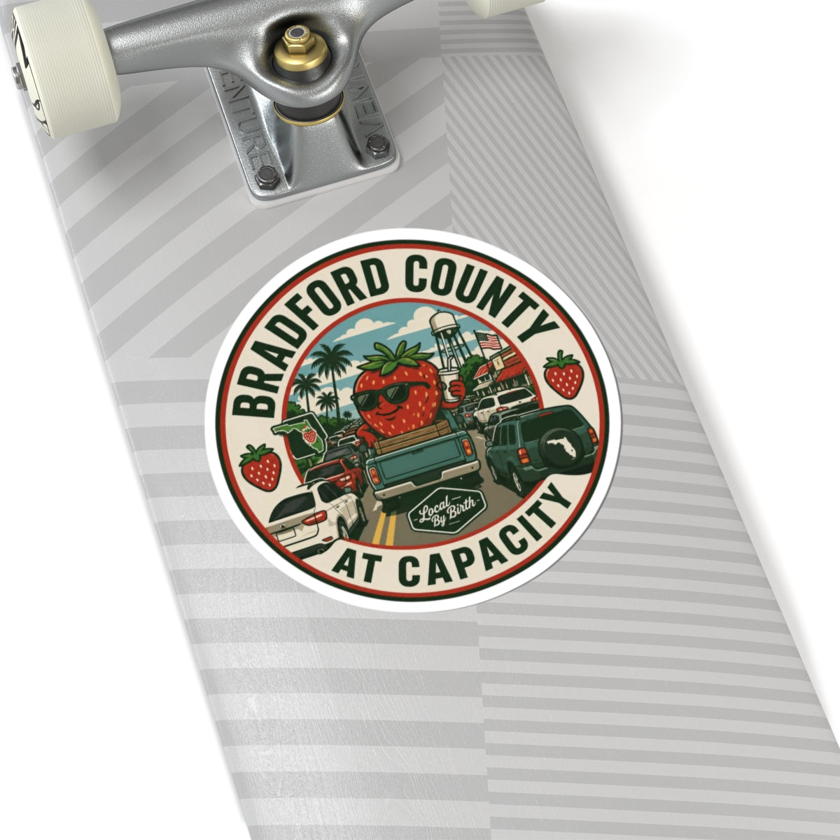 Bradford County At Capacity Sticker
