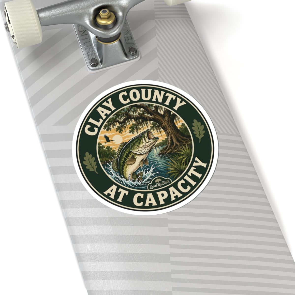 Clay County At Capacity Sticker