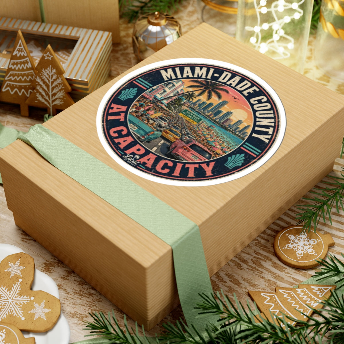 Miami‑Dade County At Capacity Sticker