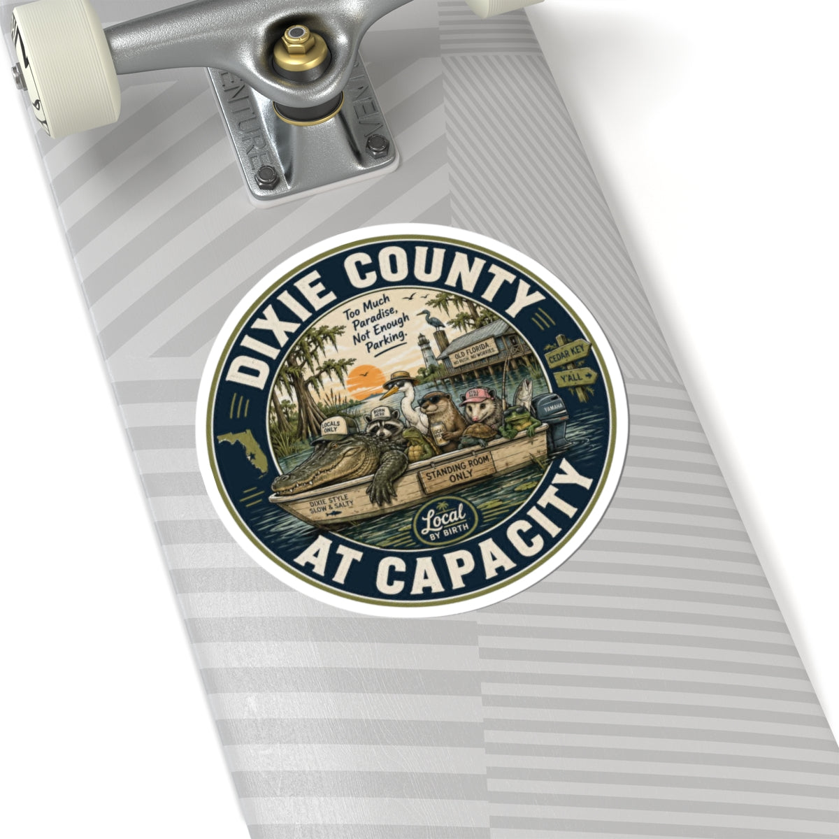 Dixie County At Capacity sticker