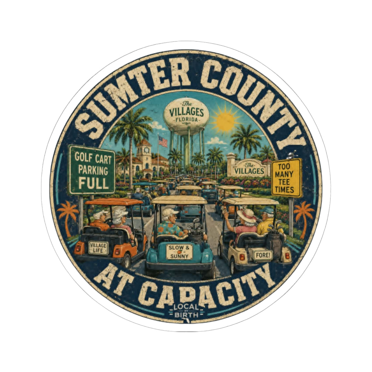 Sumter County At Capacity Sticker