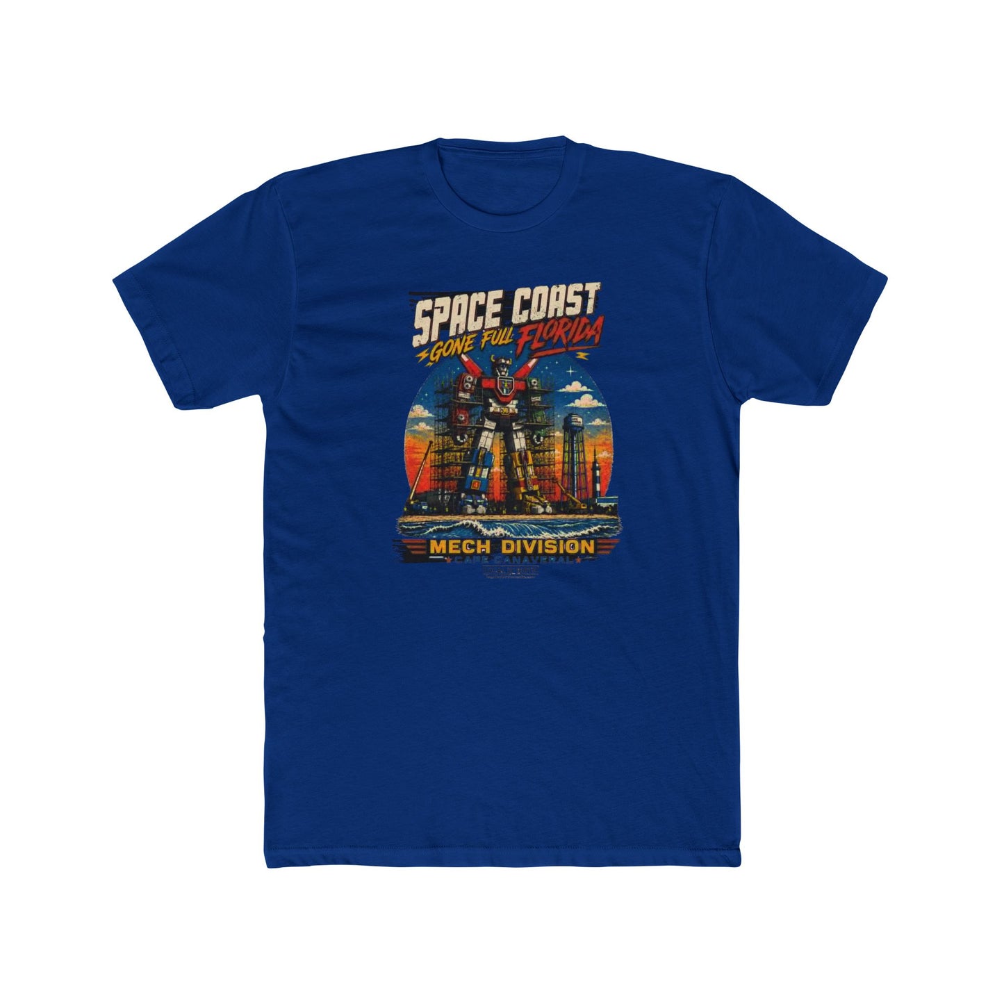 🤖🚀 Space Coast Gone Full Florida Mech Division T-Shirt