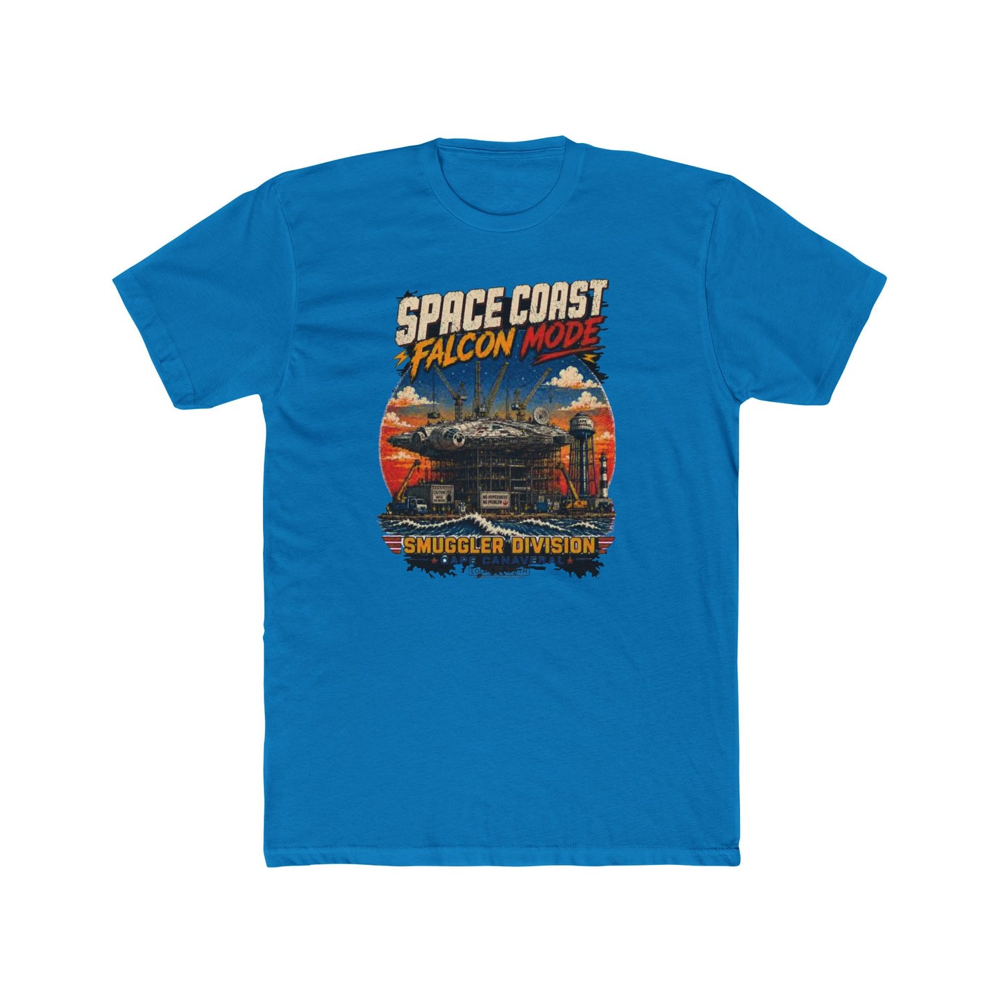 🚀 Space Coast Falcon Mode: Smuggler Division T-Shirt