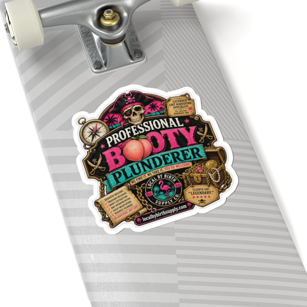 Professional Booty Plunderer Sticker